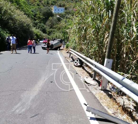 Imagen del accidente captada por un lector de TA.